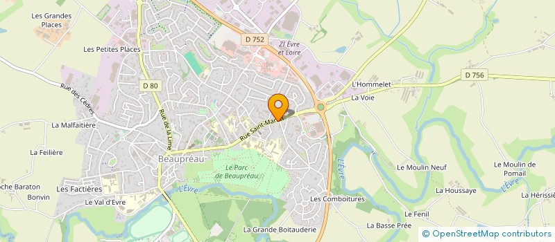 localisation de l'entreprise PROTOTIFS à BEAUPREAU-EN-MAUGES