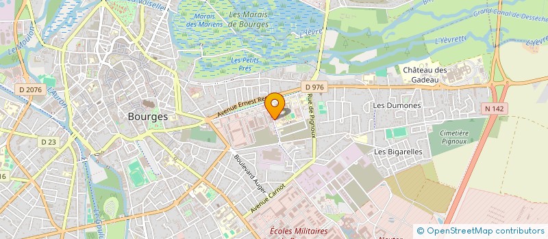 localisation de l'entreprise PROTOTYPAGE CIRCUIT IMPRIME DU BERRY à BOURGES