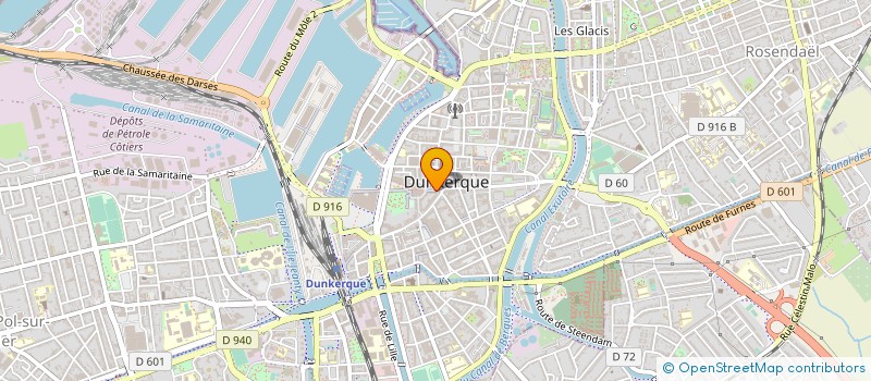 localisation de l'entreprise PROTOTYPE à DUNKERQUE