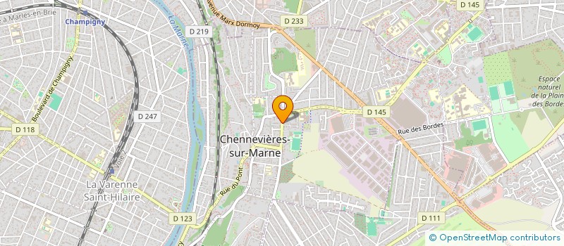 localisation de l'entreprise PROTOTYPE  CHENNEVIERES-SUR-MARNE