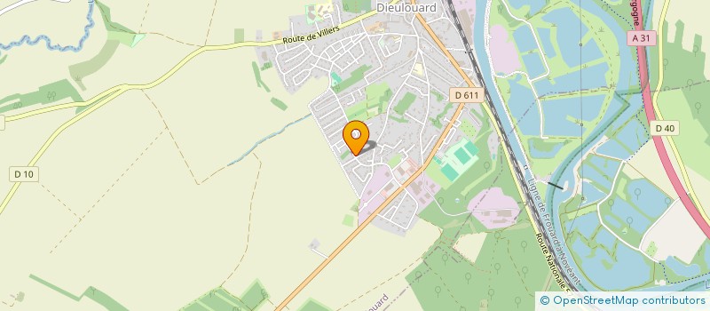 localisation de l'entreprise PROTOTYPE CARS  DIEULOUARD