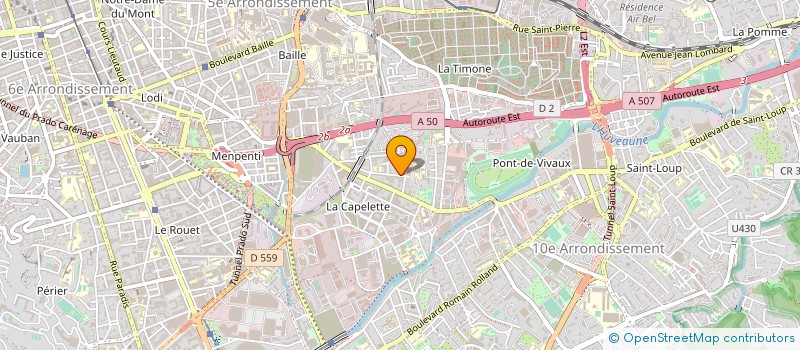 localisation de l'entreprise PROTOTYPE ELECTRON CONSEIL INGENI FABRIC à MARSEILLE