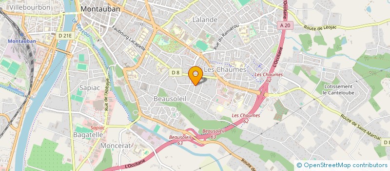 localisation de l'entreprise PROTOX à MONTAUBAN