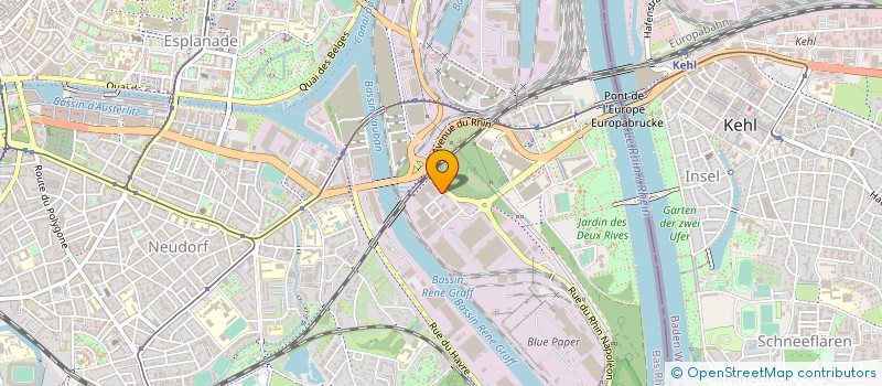 localisation de l'entreprise PROTOZOAIRE à STRASBOURG
