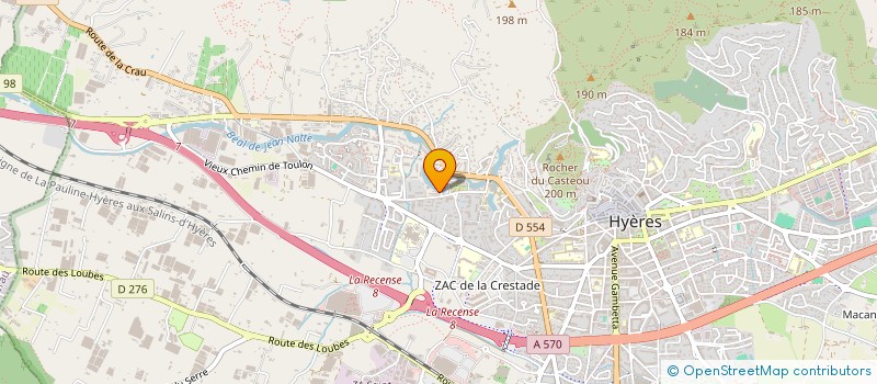 localisation de l'entreprise PROTRACEUR  HYERES