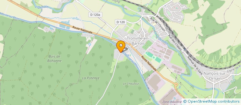 localisation de l'entreprise PROTRADIS  TRONVILLE-EN-BARROIS