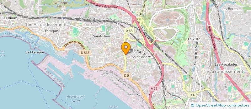 localisation de l'entreprise PROTRANSIT à MARSEILLE