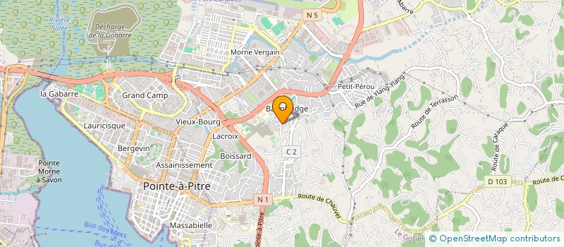 localisation de l'entreprise PROTRAVIA à LES ABYMES