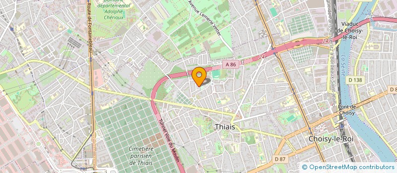 localisation de l'entreprise PROTUBES  THIAIS