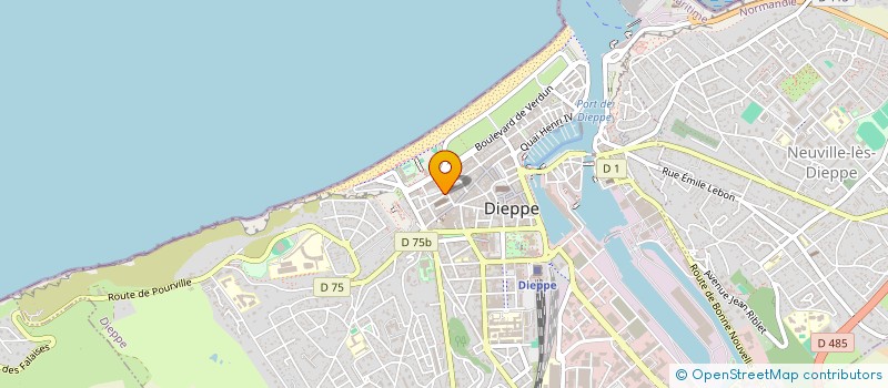 localisation de l'entreprise PROU  DIEPPE