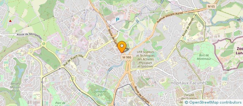 localisation de l'entreprise PROUHEZE SAVEURS  MONTPELLIER