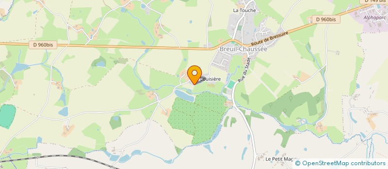 localisation de l'entreprise PROULIN  BRESSUIRE