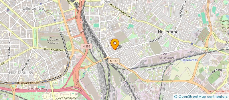 localisation de l'entreprise PROUSIER à LILLE
