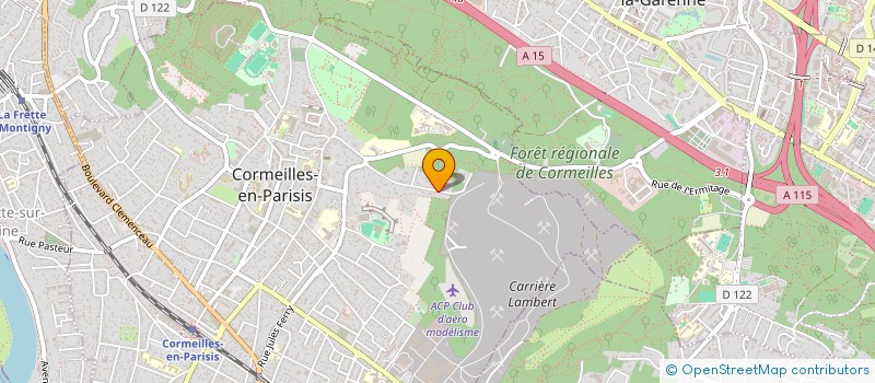 localisation de l'entreprise PROUSSIKA  CORMEILLES-EN-PARISIS