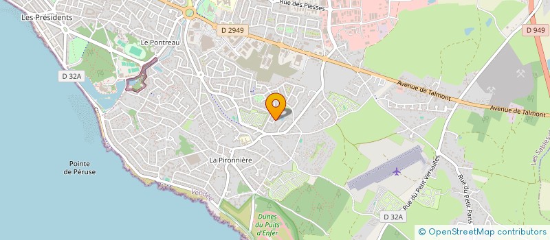 localisation de l'entreprise PROUST-LANGLOIS ARCHITECTE  TALMONT-SAINT-HILAIRE