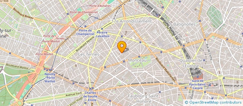 localisation de l'entreprise PROUT PROUT  PARIS