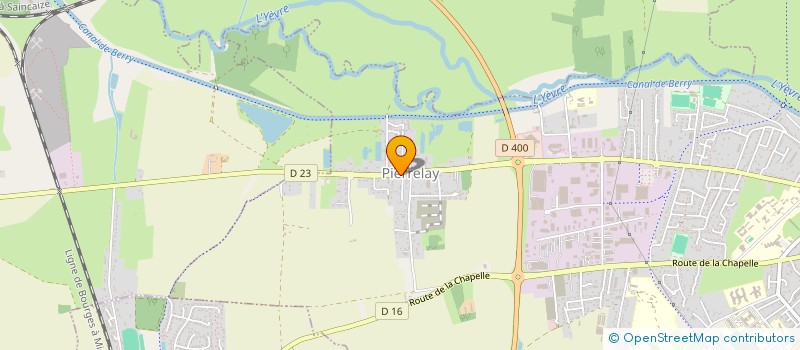 localisation de l'entreprise PROUTEAU AMBIANCE DECOR  BOURGES