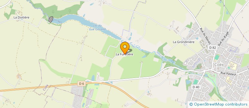 localisation de l'entreprise PROUTEAU ERNEST ET MICHELLE  COEX