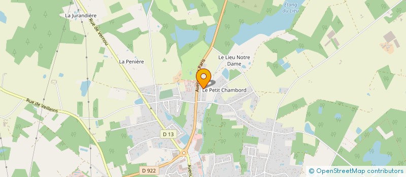 localisation de l'entreprise PROUTEAU JOEL à ROMORANTIN-LANTHENAY