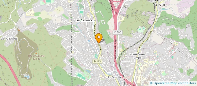 localisation de l'entreprise PROV VERT-AZUR à LES PENNES-MIRABEAU