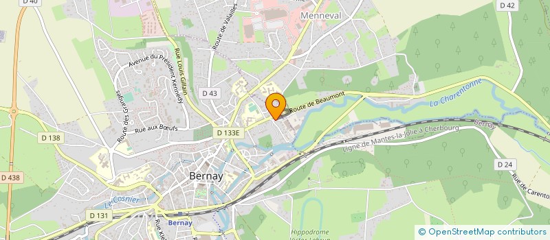 localisation de l'entreprise PROVACTION  BERNAY