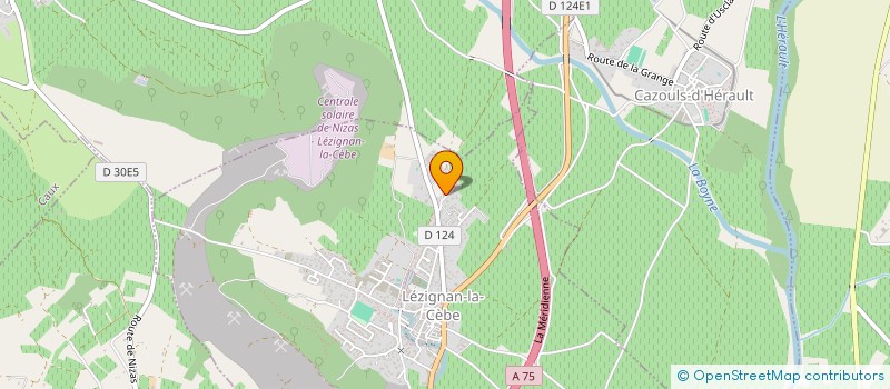 localisation de l'entreprise PROVAD  LEZIGNAN-LA-CEBE