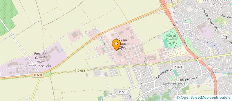 localisation de l'entreprise PROVAE  SAINTE-SAVINE