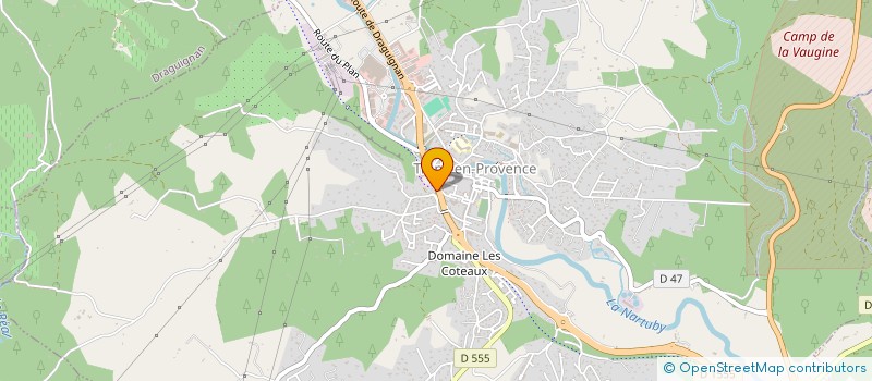 localisation de l'entreprise PROVAGIM à TRANS-EN-PROVENCE