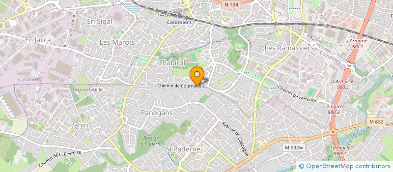 localisation de l'entreprise PROVAL  TOURNEFEUILLE