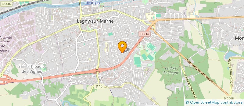 localisation de l'entreprise PROVAL à LAGNY-SUR-MARNE