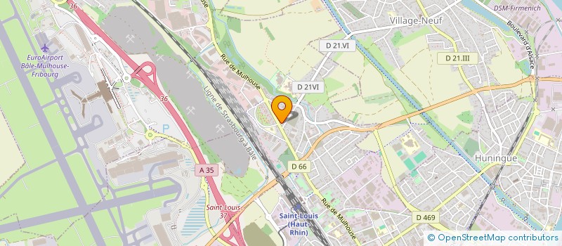localisation de l'entreprise PROVAL EST à SAINT-LOUIS