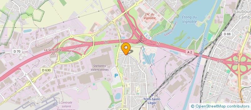 localisation de l'entreprise PROVAL INGENIERIE  TRITH-SAINT-LEGER