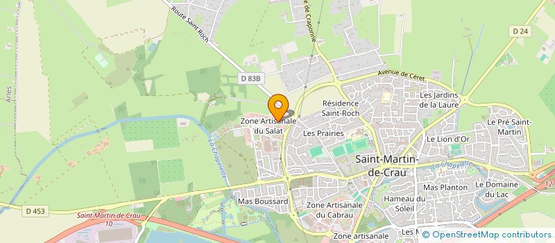 localisation de l'entreprise PROVALIMMO à SAINT-MARTIN-DE-CRAU
