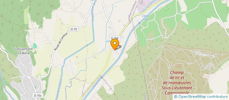 localisation de l'entreprise PROVAMO à CORNILLON-CONFOUX