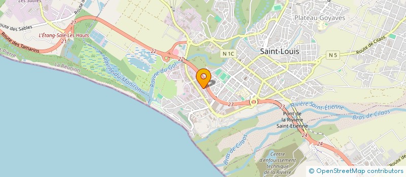 localisation de l'entreprise PROVAN  SAINT-LOUIS