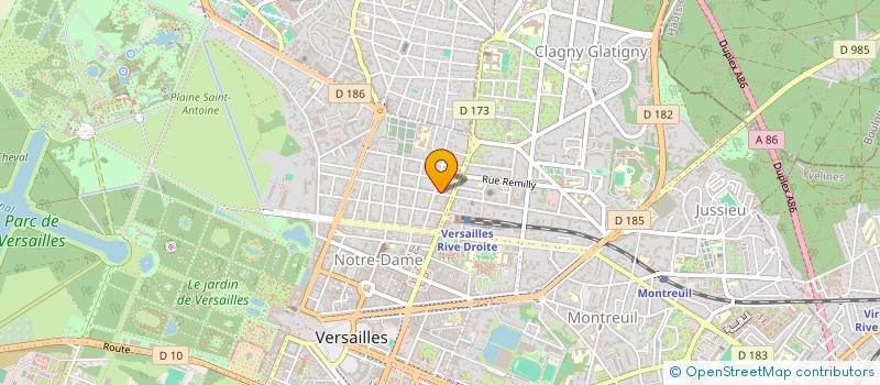 localisation de l'entreprise PROVANDIE à VERSAILLES