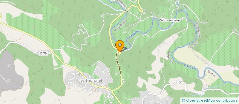 localisation de l'entreprise PROVAZUR IMMO  LE THORONET