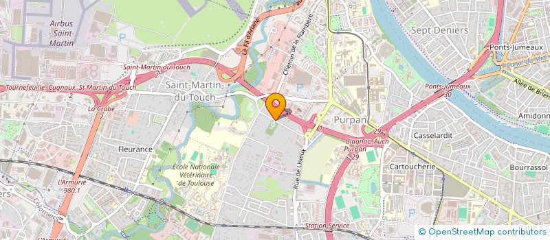 localisation de l'entreprise PROVECHO S.H. à TOULOUSE