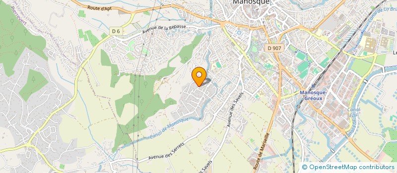 localisation de l'entreprise PROVEN'SLAM à MANOSQUE