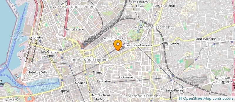 localisation de l'entreprise PROVENCALE DE CONSTRUCTION ET RENOVATION à MARSEILLE