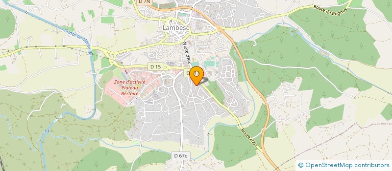 localisation de l'entreprise PROVENCALE DE FERMETURE ET DE PROTECTION à LAMBESC