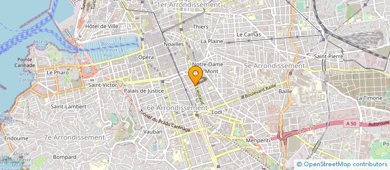 localisation de l'entreprise PROVENCALE DE FERMETURES à MARSEILLE
