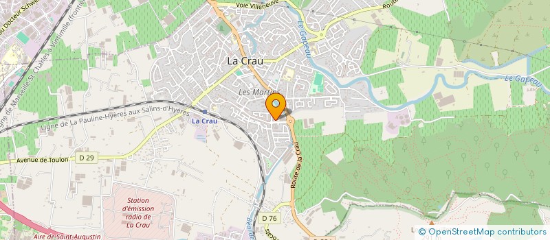 localisation de l'entreprise PROVENCALE DE NETTOYAGE  LA CRAU