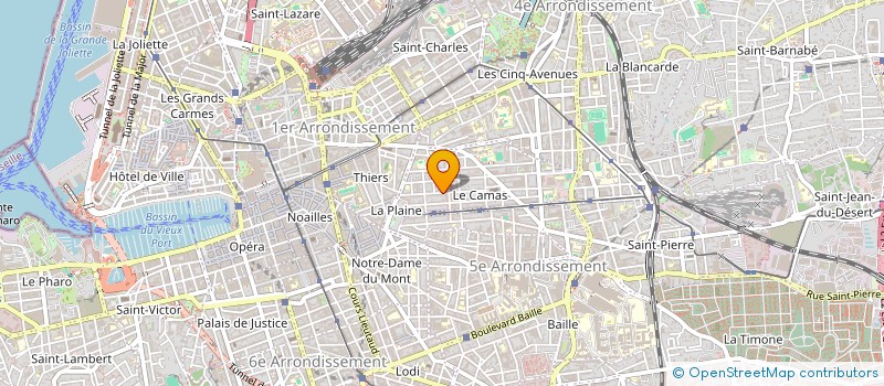 localisation de l'entreprise PROVENCALE REALIS ELECT PLOMB MERCIER  MARSEILLE 5EME