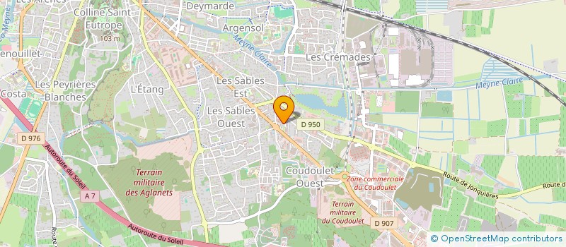 localisation de l'entreprise PROVENCARGUE  ORANGE