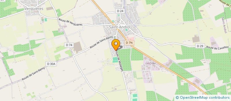 localisation de l'entreprise PROVENCE 23  SAINT-ANDIOL