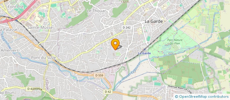 localisation de l'entreprise PROVENCE à LA GARDE