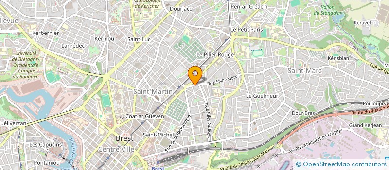 localisation de l'entreprise PROVENCE à BREST