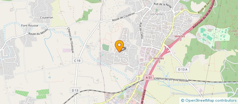 localisation de l'entreprise PROVENCE ACADEMY  VENELLES