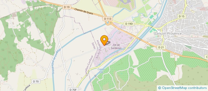 localisation de l'entreprise PROVENCE AGRI TRAVAUX à LANCON-PROVENCE